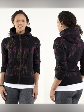 Lululemon Scuba Hoodie  Midnight Iris Multi / Black size 4